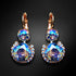 Komplektas "Klaris VI (Šviesiai safyro blizgesys)" su Swarovski™ kristalais